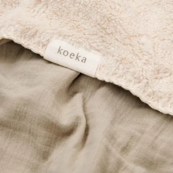 Koeka Faro Wiegdeken - Teddy - Caffe