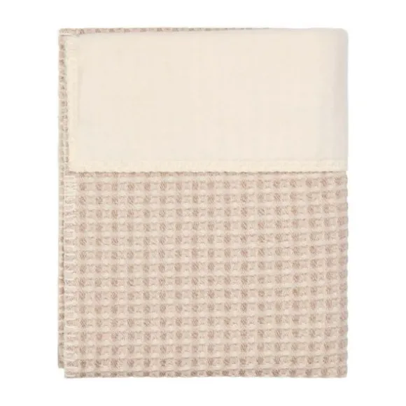 Koeka Ledikantdeken - Cotton Fleece Wafel Amsterdam - Crumble