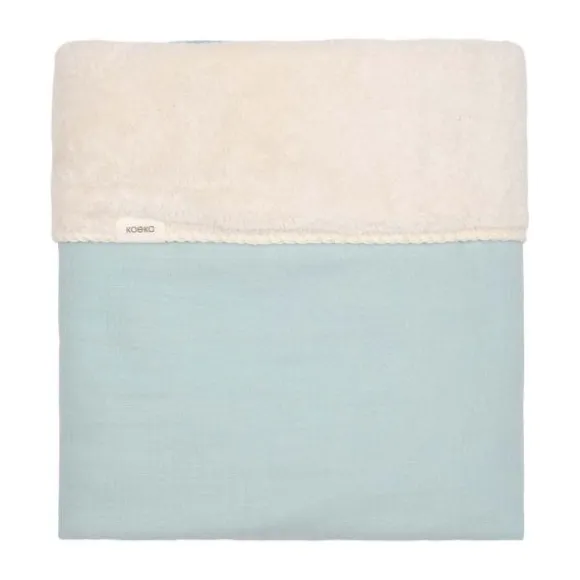 Koeka Wiegdeken Teddy - Faroo - Sky 75x100 cm