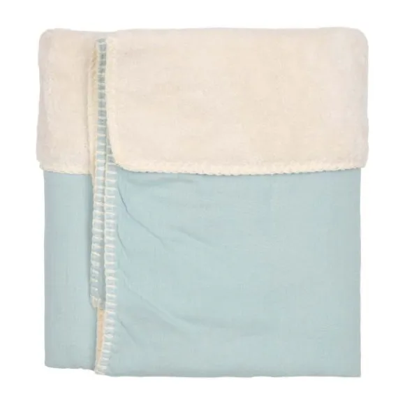 Koeka Wiegdeken Teddy - Faroo - Sky 75x100 cm
