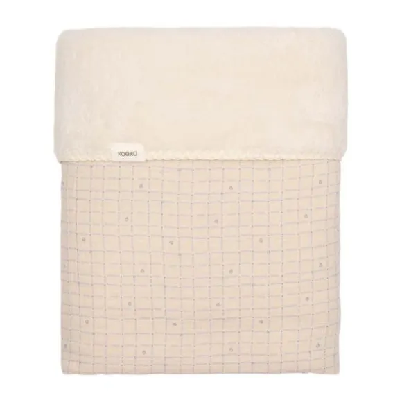 Koeka Wiegdeken Teddy - Lind Warm White 75x100 cm