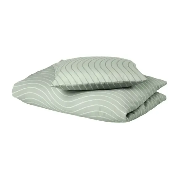 Leander Woodland Dekbedovertrek - Sage Green - 70 x 100 cm