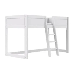 LIFETIME Bed Met Dakframe - 4-in-1 Bed - Premium Wit Gelakt