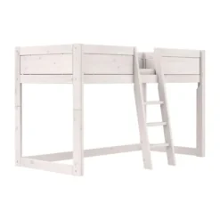LIFETIME Bed Met Dakframe - 4-in-1 Bed - Premium Whitewash