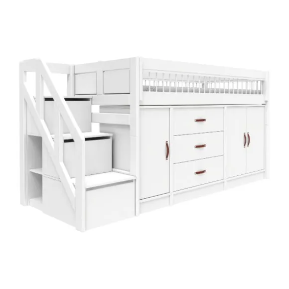 LifeTime Breeze Halfhoogslaper – All-In-One – Luxe lattenbodem