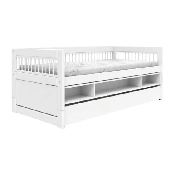 LifeTime Breeze Kajuitbed – Met opbergbox en bedlade – Luxe Lattenbodem