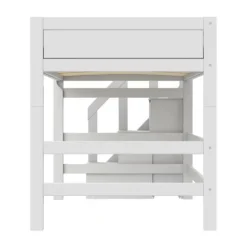 Life Time Hoogslaper Deluxe - White Wash - 152 cm - Met Trapkast