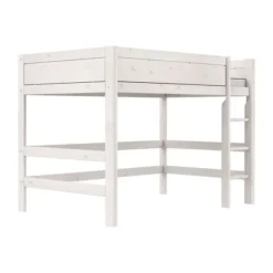 Life Time Hoogslaper Deluxe - White Wash - 152 cm - 120 cm