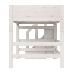 Life Time Hoogslaper Premium - White Wash - 152 cm - Met Trapkast