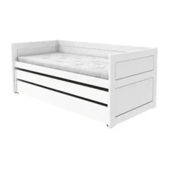 LIFETIME Kajuitbed Met Logeerbed - White Wash
