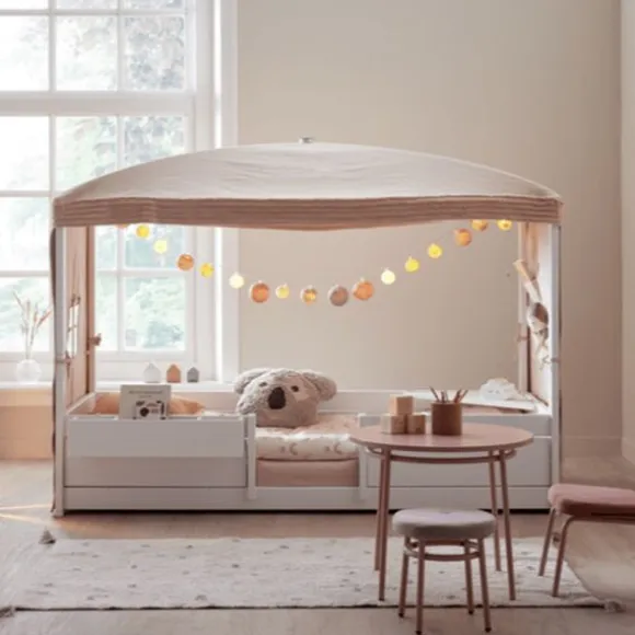 LIFETIME Kidsroom Hemelbed 4‑In‑1 – Premium Rolbodem