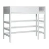 LIFETIME Kidsrooms Hoogslaper Luxe Rechte Trap Whitewash