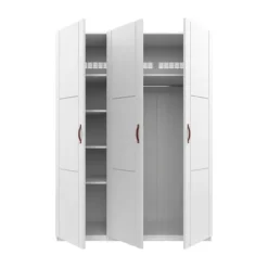 LIFETIME Kidsrooms Kledingkast 3-Deurs - White Wash