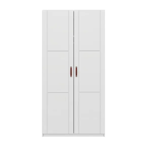 LIFETIME Kidsrooms Kledingkast 2-Deurs - White Wash