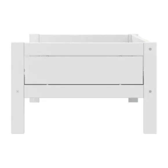 LIFETIME Kidsrooms Original Eenpersoonsbed Deluxe - Premium Rolbodem - Wit