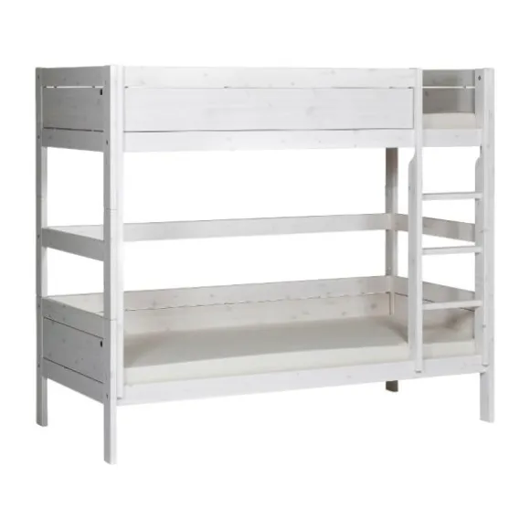 LIFETIME Kidsrooms Stapelbed Luxe Rechte Trap Whitewash