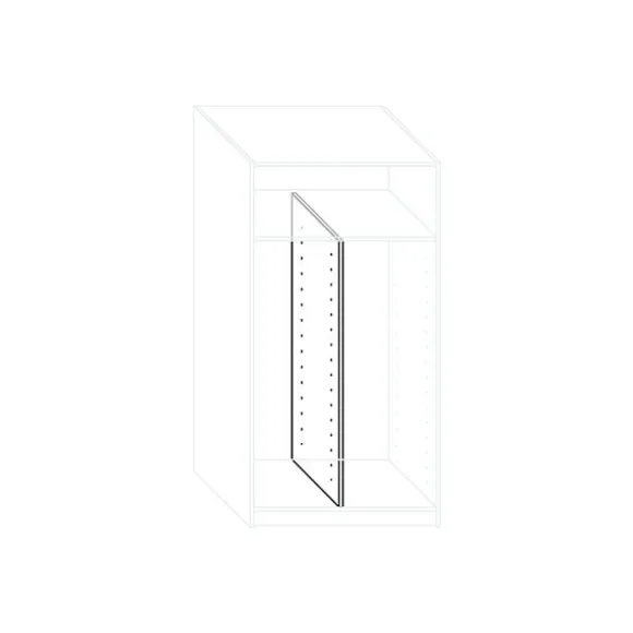 LIFETIME Kidsrooms Tussenwand Kastdeel 100 cm Wit Gelakt