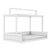LIFETIME Montessoribed Met Dakconstructie - Wit