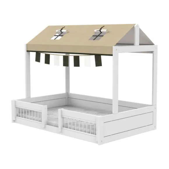 LIFETIME Montessori Hutbed - 120 x 200 cm - Wit