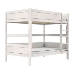 Life Time Stapelbed Deluxe - White Wash - 120 cm