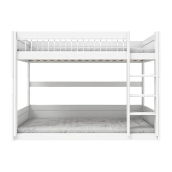 LifeTime Stapelbed – Laag – Rolbodem – Wit Gelakt
