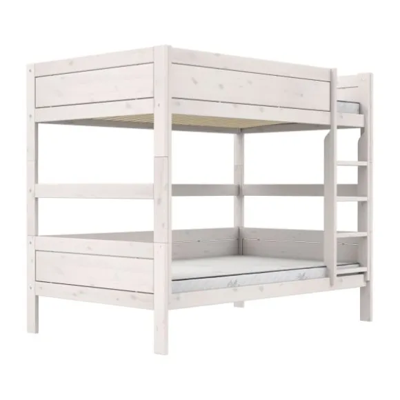 Life Time Stapelbed Premium - White Wash - 120 cm