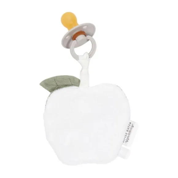 Little Dutch Appel Speendoekje - Hydrofiel - Olive