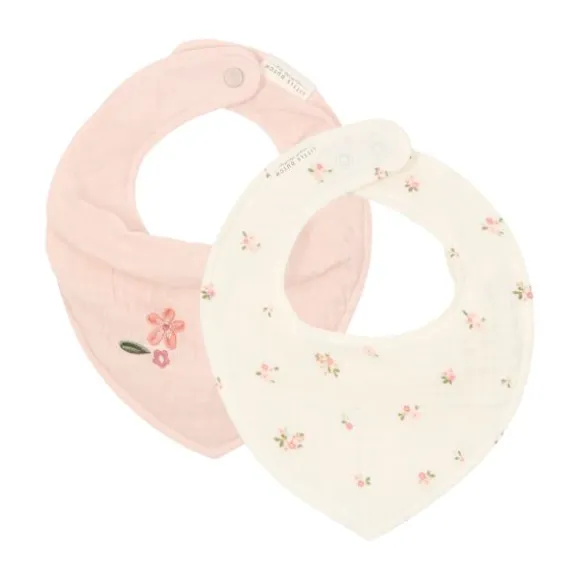 Little Dutch Bandana Slab Hydrofiel - Set van 2 - Fairy Blossom & Blossom