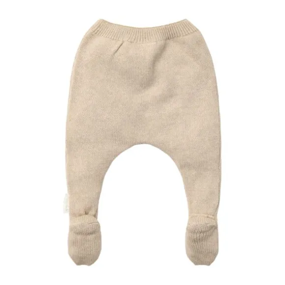 Little Dutch Gebreide Broek - Soft Beige Melee