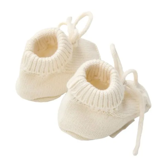 Little Dutch Gebreide Slofjes - Off White