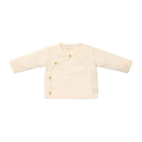Little Dutch Gebreid Overslag Vestje - Maat 44 - Off White