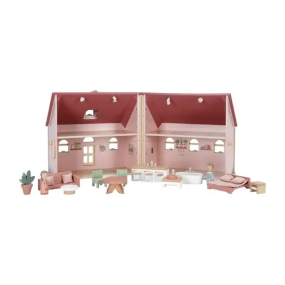 Little Dutch Houten Poppenhuis - Small - Pink