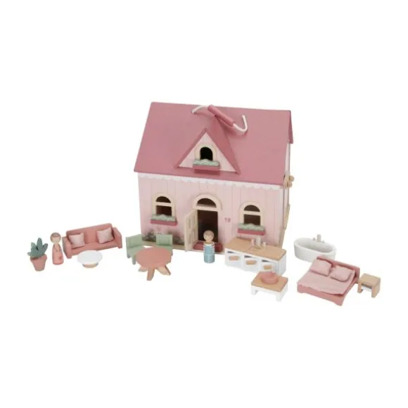Little Dutch Houten Poppenhuis - Small - Pink