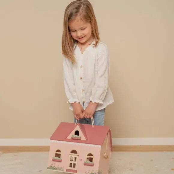 Little Dutch Houten Poppenhuis - Small - Pink
