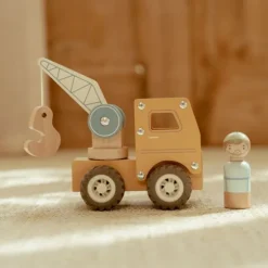 Little Dutch Kraanwagen Inclusief Pegdoll – Hout