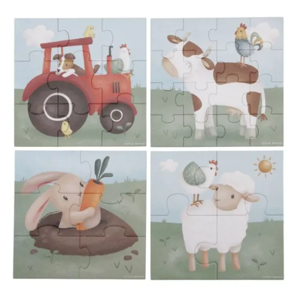 Little Dutch Little Farm Puzzel - 4-in-1
