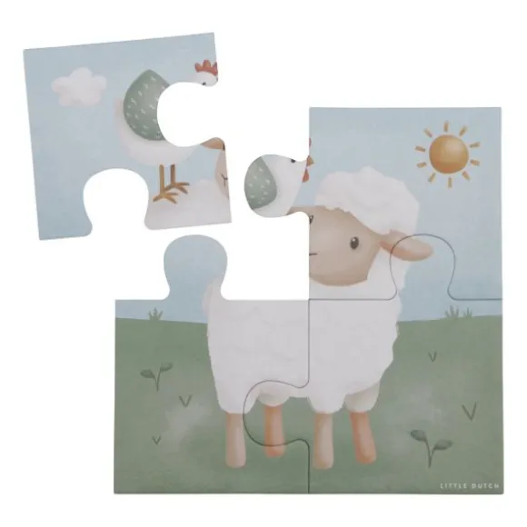 Little Dutch Little Farm Puzzel - 4-in-1