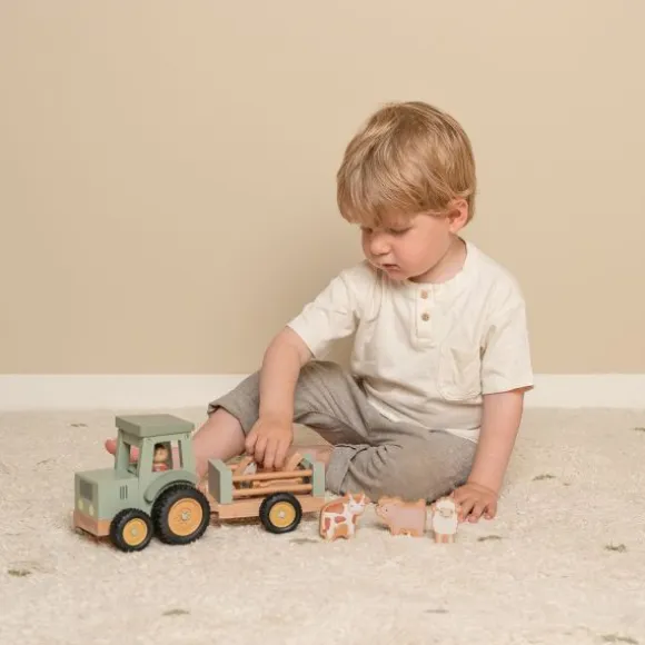 Little Dutch Little Farm Tractor Met Trailer