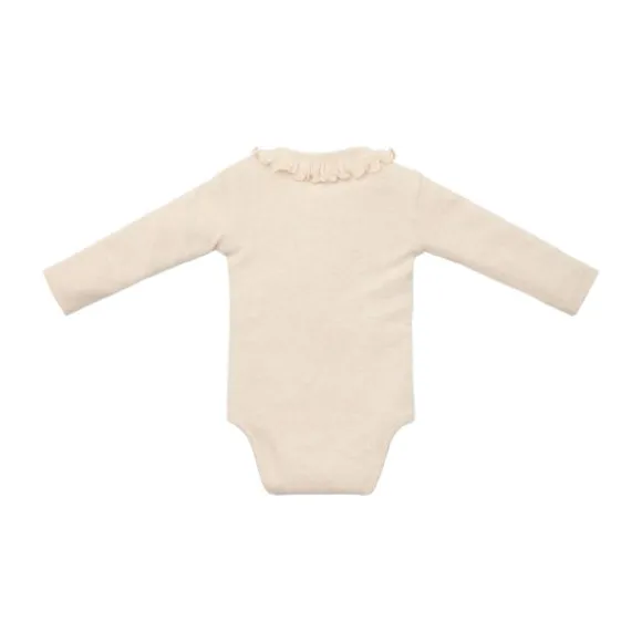 Little Dutch Newborn NOOS Little Farm Romper - lange mouw maat 50 - Sand melee