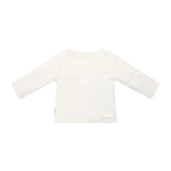 Little Dutch Newborn NOOS Little Farm T-shirt overslag lange mouw - 50 - Off White