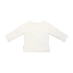 Little Dutch Newborn NOOS Little Farm T-shirt overslag lange mouw - 50 - Off White