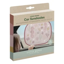 Little Dutch Ocean Dreams Zonnescherm - Pink - 2 Stuks