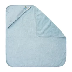 Little Dutch Pure Badcape - 100 x 100 cm - Denim Blue