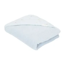 Little Dutch Pure Badcape - 100 x 100 cm - Denim Blue