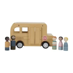 Little Dutch Schoolbus Met Poppetjes