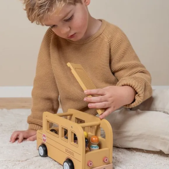 Little Dutch Schoolbus Met Poppetjes