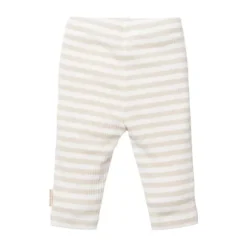 Little Dutch Stripe Broekje - Mt. 50 – Zand/Wit