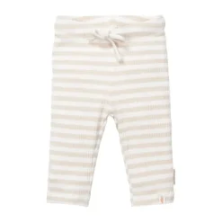 Little Dutch Stripe Broekje - Mt. 50 – Zand/Wit