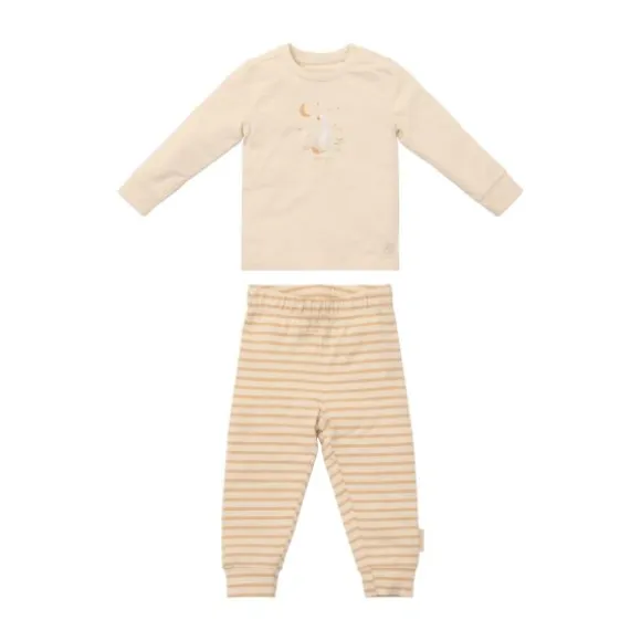 Little Dutch Twee-delige Pyjama - Natural Stripes - Maat 62/68