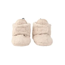 Lodger Folklore Fleece Slofjes Birch 3-6 Mnd